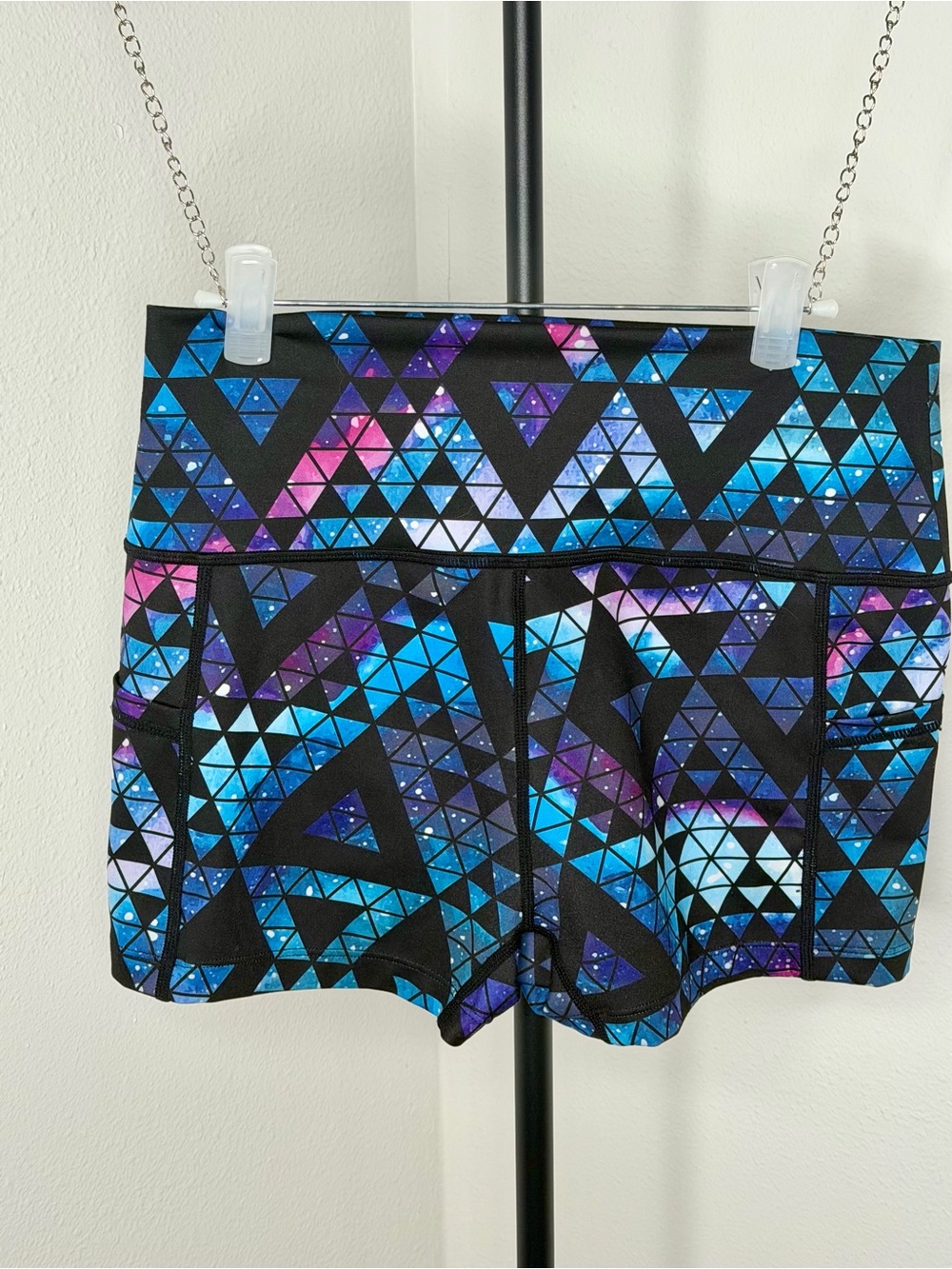 CVG Constantly Varied Gear Blue & Purple Geo Athletic Shorts 2.5” Size Small - Picture 2 of 6